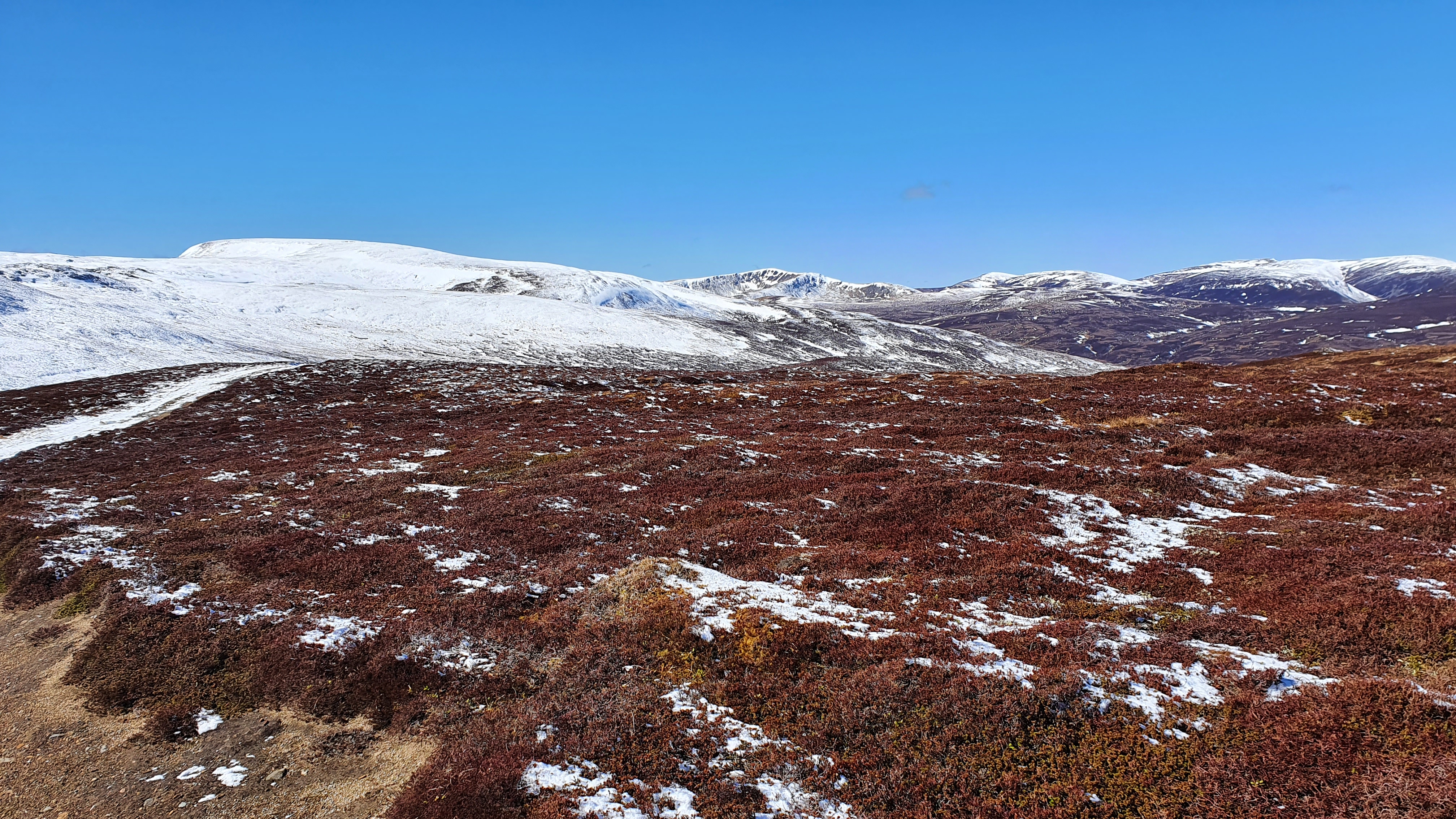 Some snow on Cairn Gheoidh.